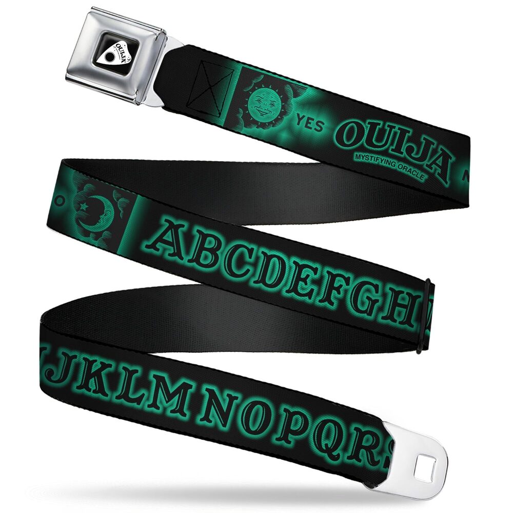 9026 Ouija Board Belt, Seatbelt Buckle, Ouija Board Letters and Elements